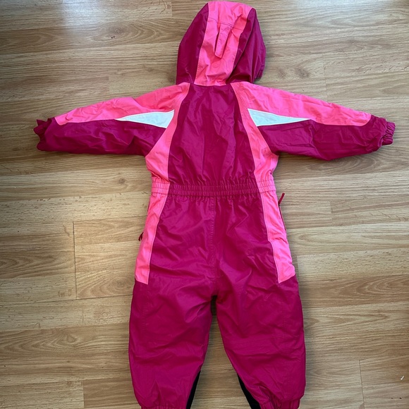 REI Pink and Red Kids Child Snowsuit Ski - Picture 2 of 6